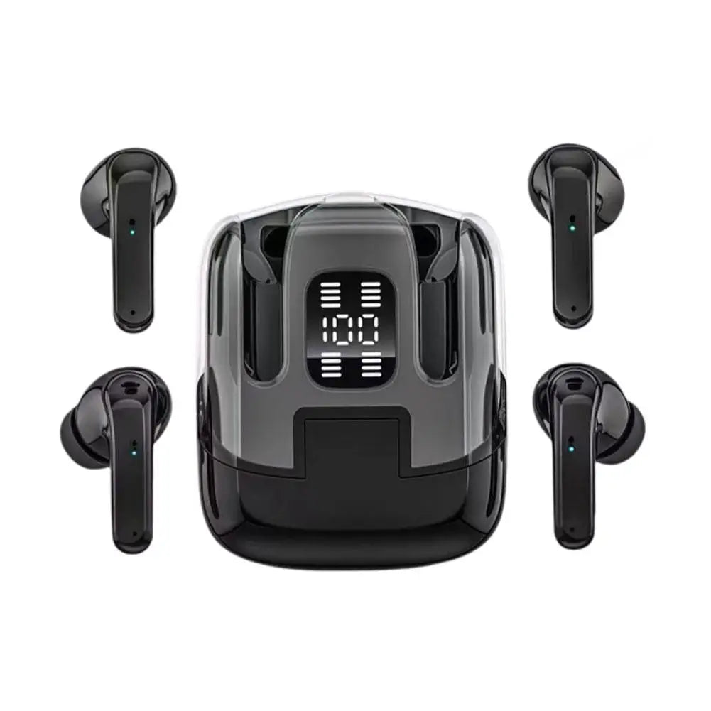 2 Pairs Wireless Earbuds Bluetooth 5.5 Ear Buds HiFi Bass Stereo Headphones With Noise Cancelling Earphones For Laptop Phones