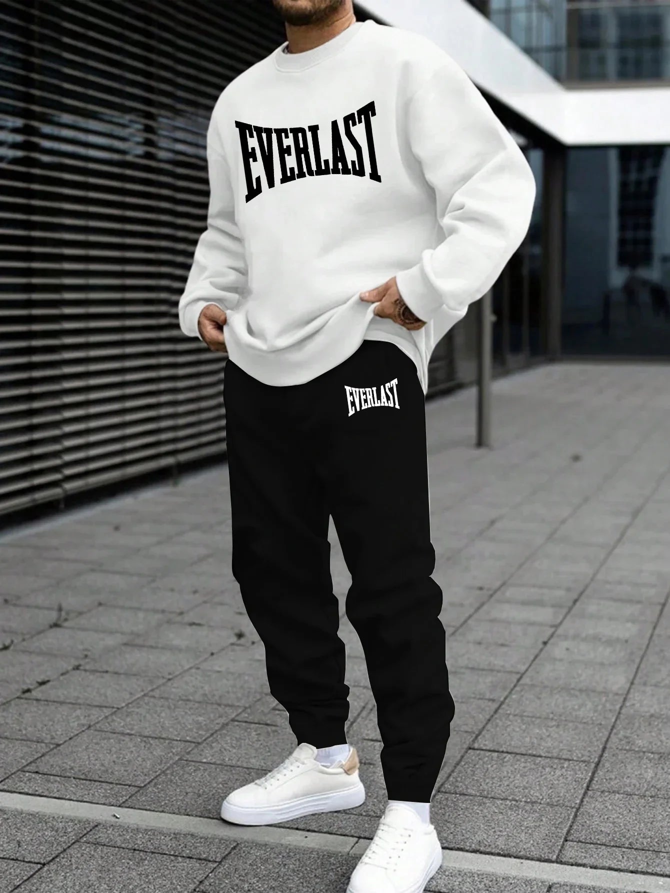 Jogging Mens Tracksuit Print Sweatshirt Sweatpants Casual Sports Tops Pants Fall comfort HipHop Sportswear Clothing tracksuit