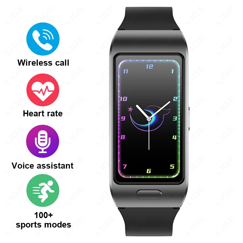 New 2 in 1 Smart Watch Men With Earbuds Smartwatch TWS Bluetooth Earphone Local Music Heart Rate Health Monitor Sport Smartwatch