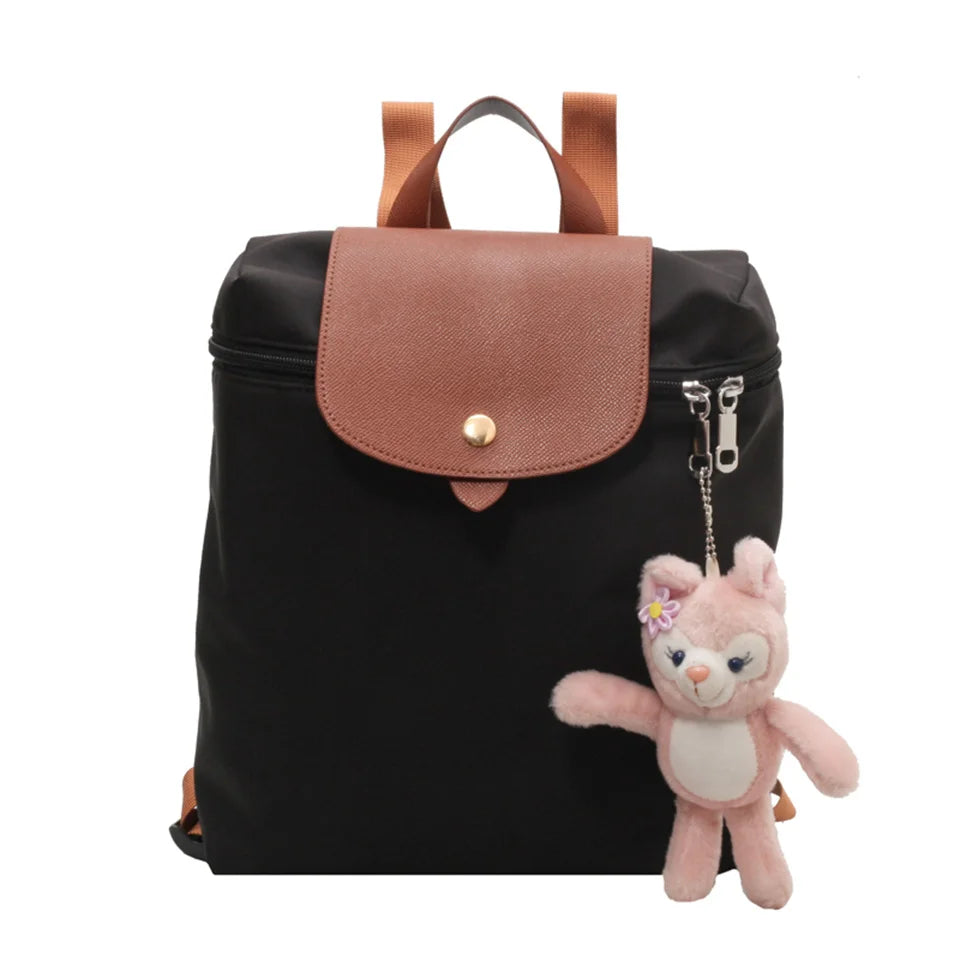 Ladies Fashion Trending Backpack Large Capacity Portable Travel College Student School Bag Female Casual Versatile Shopping Bag