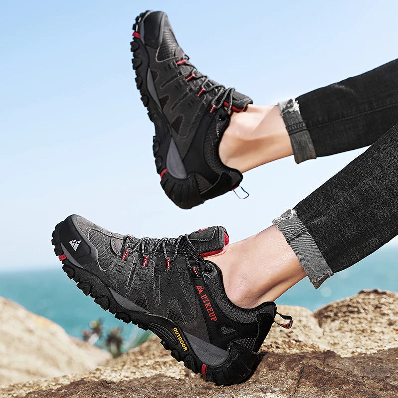 Running Shoes Summer Sports Shoes Men's Shoes Spring And Autumn Breathable Casual Walking Shoes Lace-Up Lightweight Solid Color