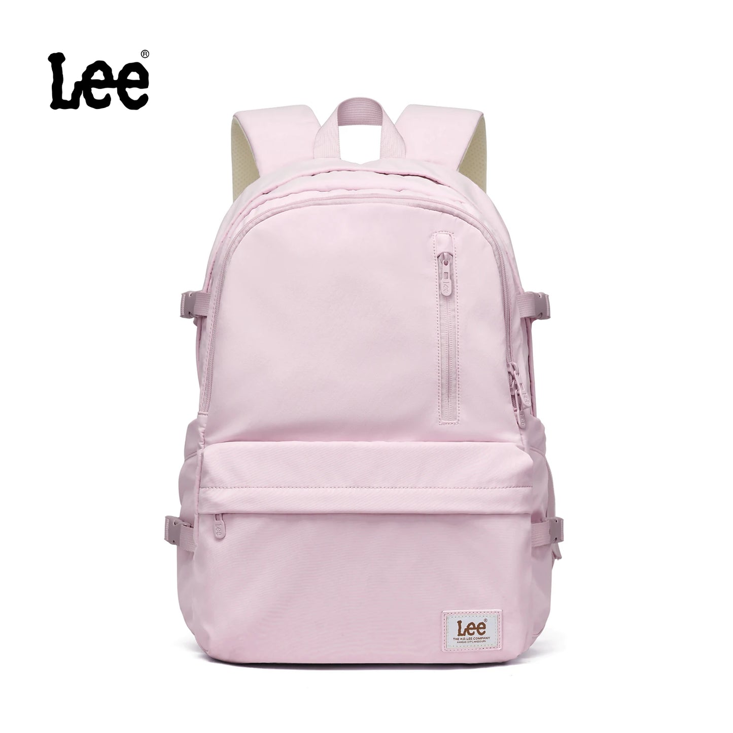 LEE Brand Stylish Unisex Ultralight Oxford School Backpack Man Women 15.6 Inch Laptop School Bag Ladies Pink Red Best Schoolbag