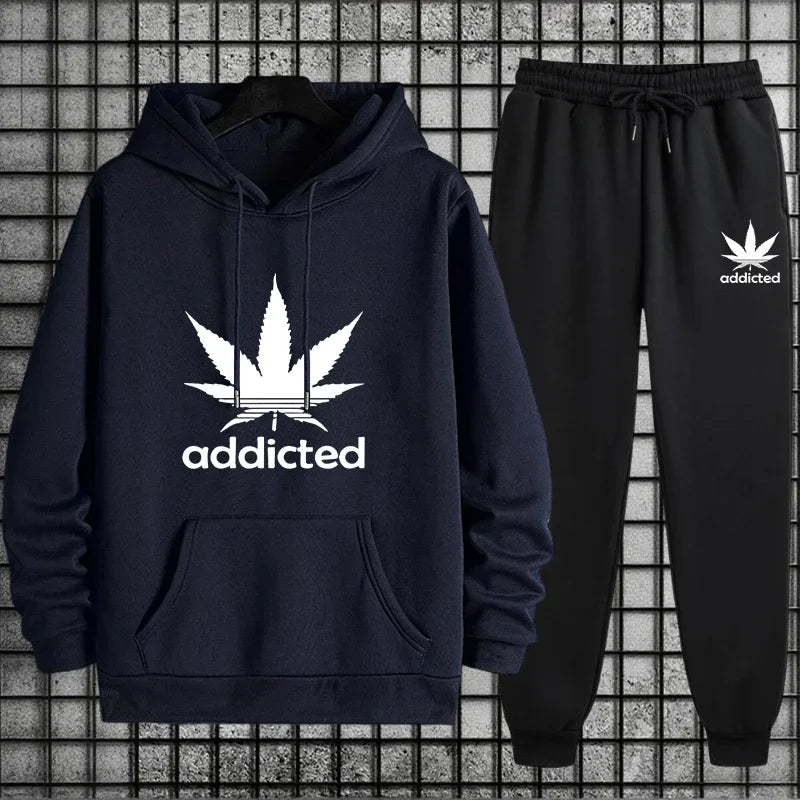 Tracksuit for Men Hoodie + Sweatpants Urban Casual Fashion Sportswear Fall/winter Home Outdoor Comfort Warm Outfit Men's Clothes