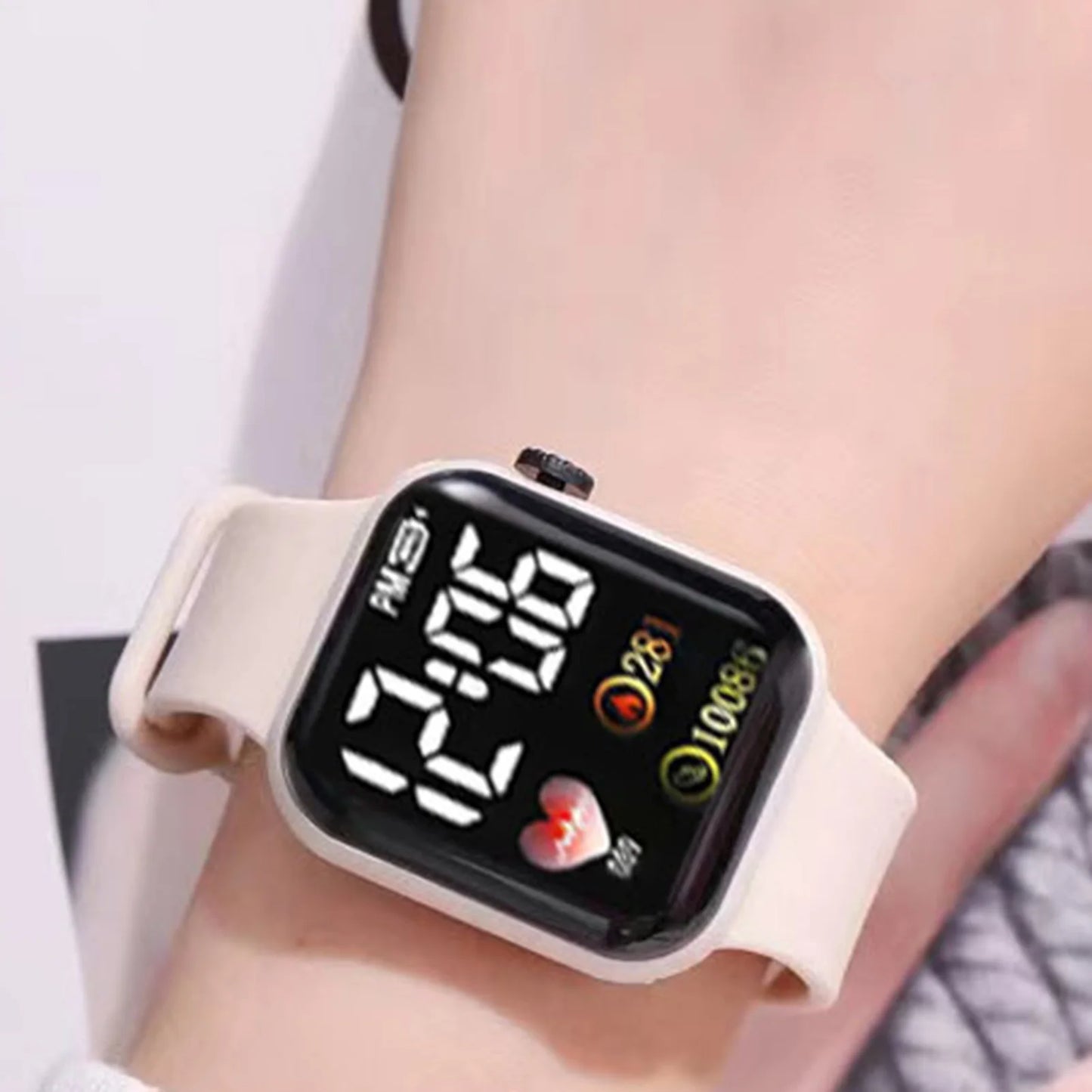 New LED Sports Watches Smart Watch for Men Women Digital Wristwatches Casual Silicone Montre Femme Relojs Para Mujer Чисы Женски