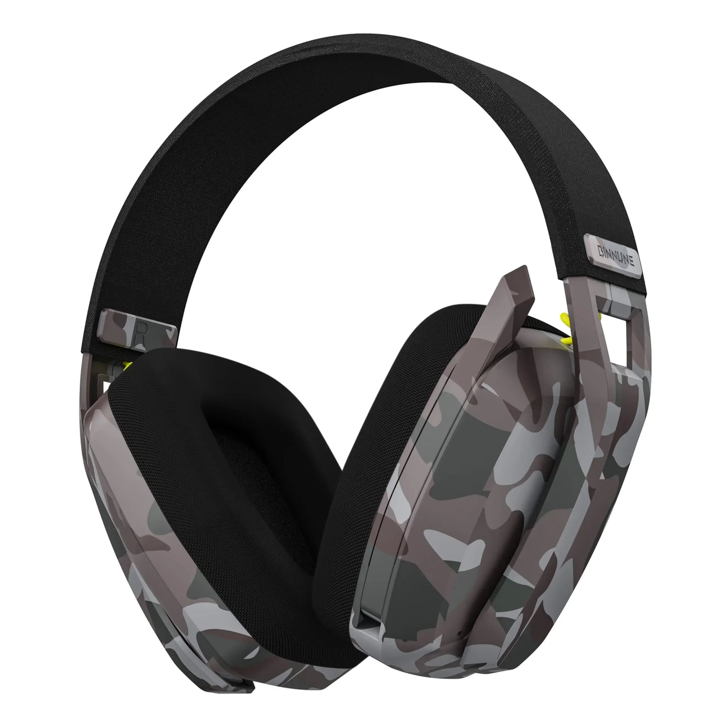 BINNUNE BW06 Bluetooth Headsets Gamer with Mic for PS5 PS4 PC Mac Playstation Wireless 2.4GHz Gaming Headphone with Microphone