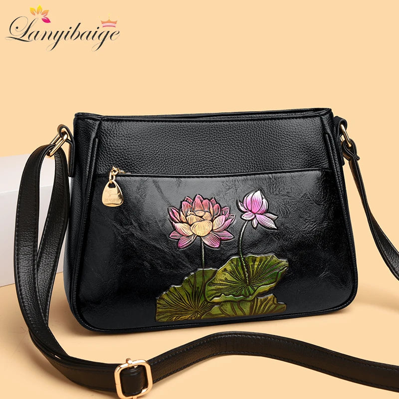 Ladies Luxury Brand Handbags Sac A Main Crossbody Bags for Women 2025 Leather Shoulder Bags Female Messenger Bag Soft Bag