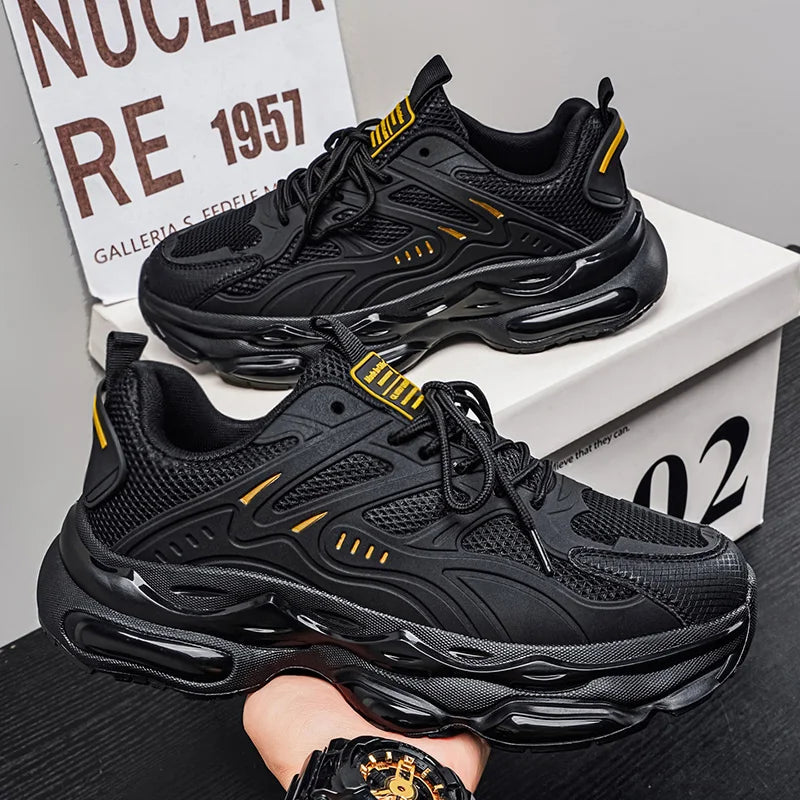 Men Sports Running Shoes Casual Marathon Breathable Lightweight Women's Comfortable Athletic Nonskid Walking Sneakers Outdoors
