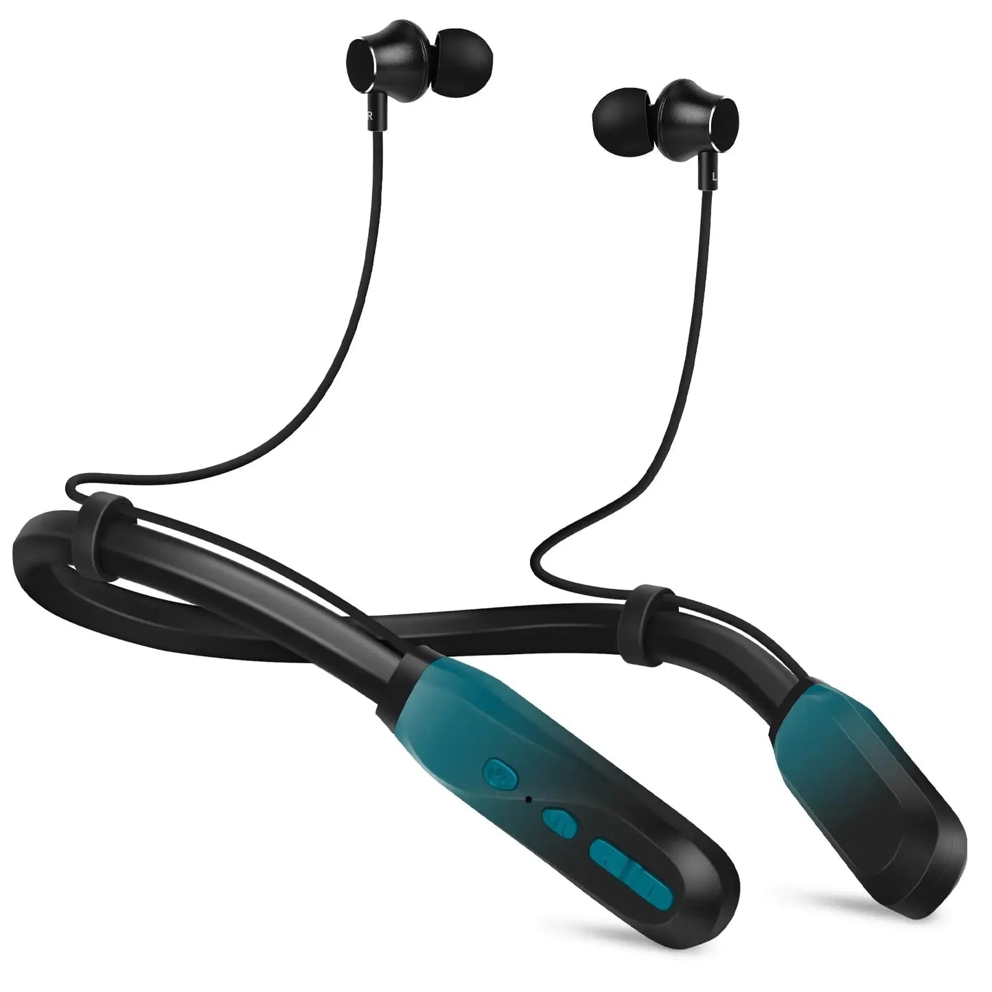 Neckband Bluetooth 5.1 headphones I35, with built-in microphone, water and sweat resistant.