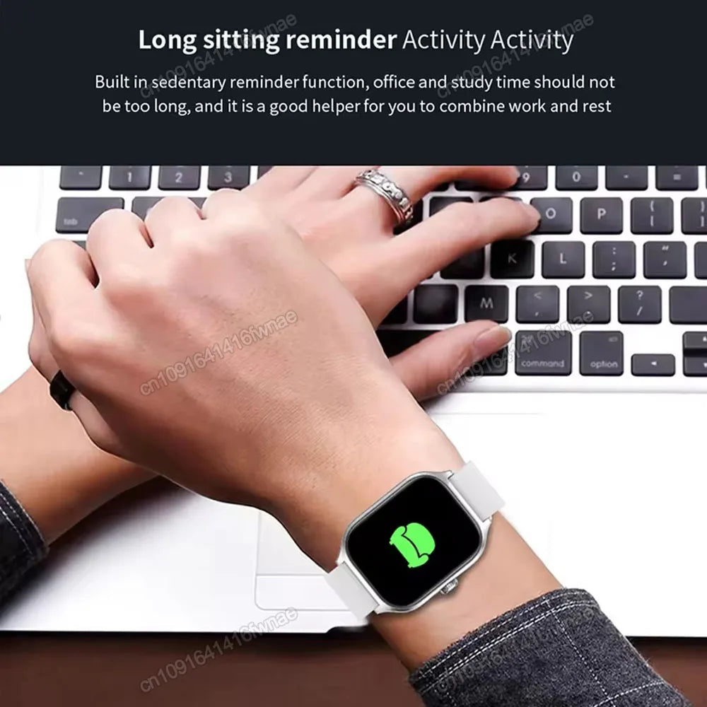 2026 New Smart Watch 2.01'' HD Display Bluetooth Call Message Alert Sports Mode GPS Tracker Smartwatch Men Women For Android IOS