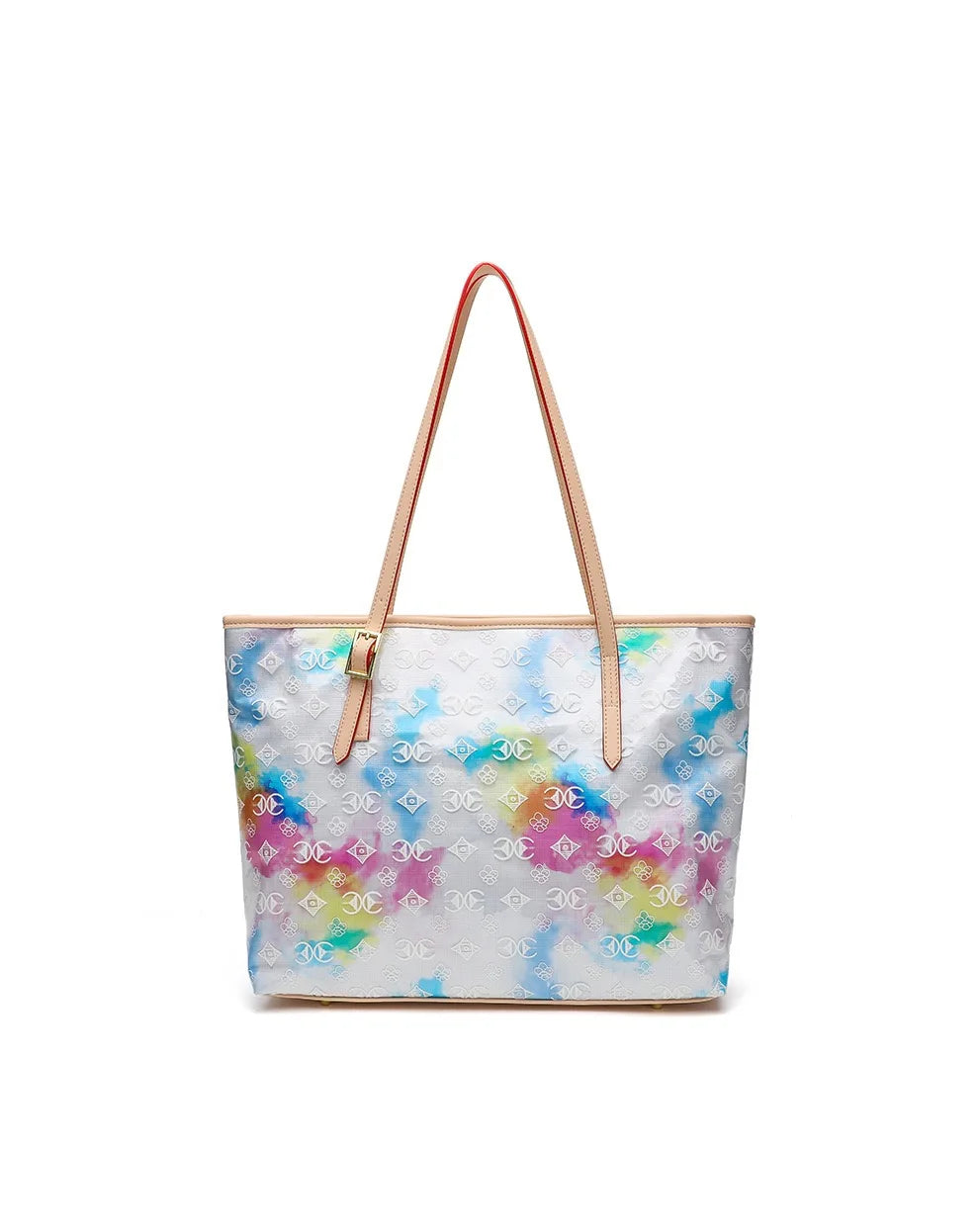 Ladies' summer storage fashionable handbag three piece set practical travel bag jelly transparent adhesive colored bag