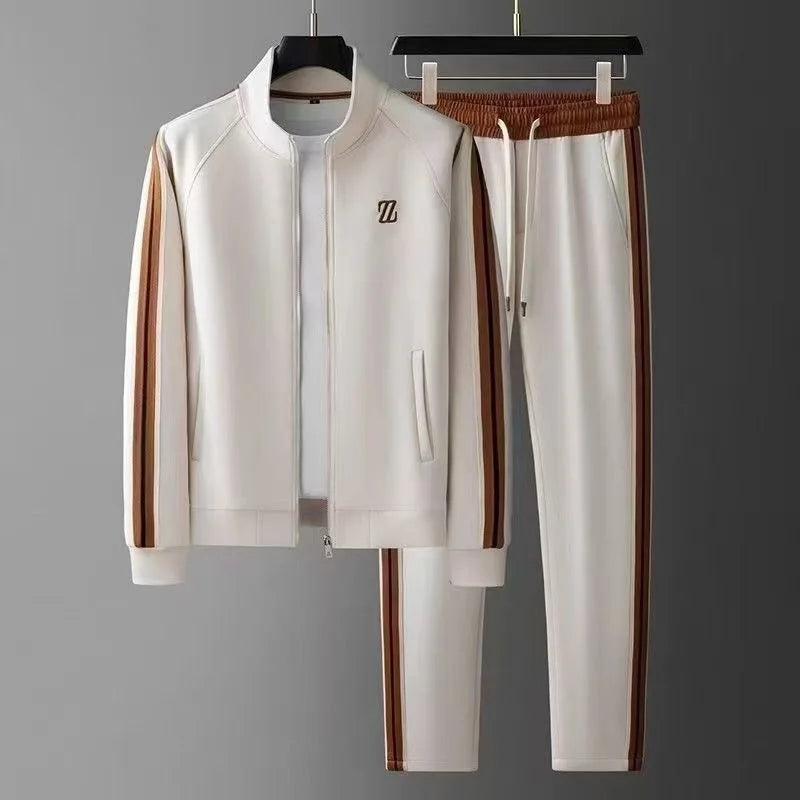 2026 men tracksuit Sportswear Suit Men's Jacket Trendy ins Embroidered Fashion Men's Jacket Trousers Two-Piece Set men clothing