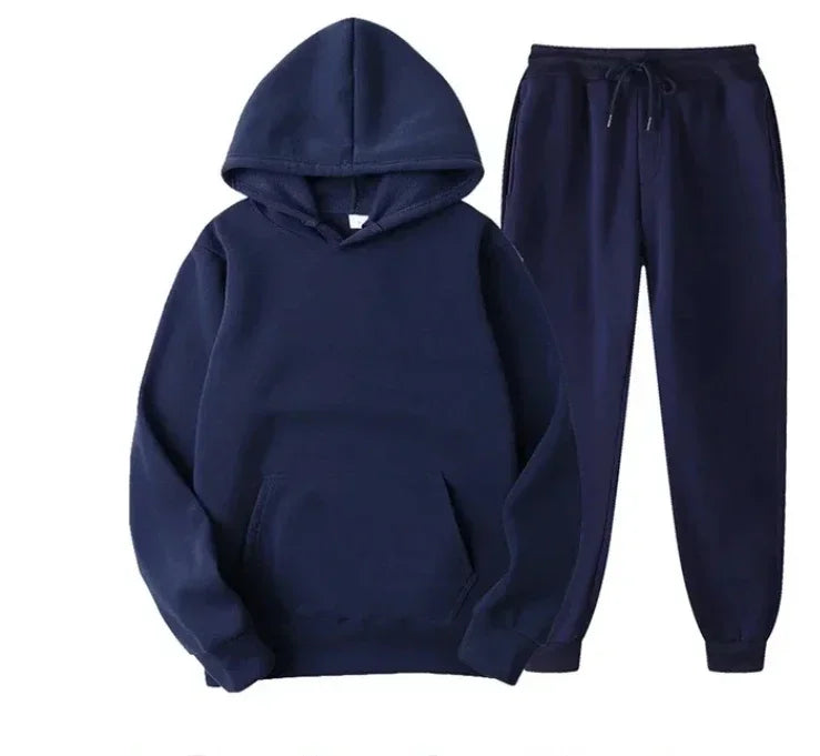 Men's Sports Suits Fashion Tracksuit Women Hoodies + Pants Two Pieces Sets Running Casual Sweatshirts Sweatpants Men's Clothing