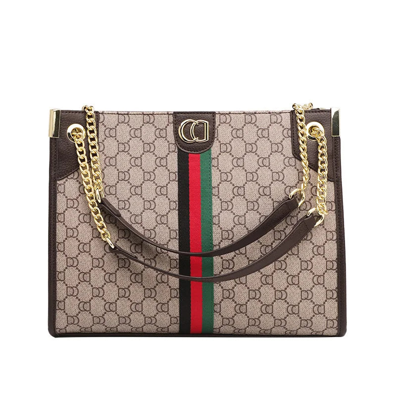 Ladies' new vintage business tote bag, a simple and spacious design for cross-body or shoulder bag, bucket bag