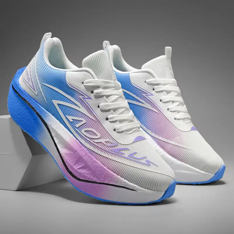 Men's Sports Shoes Carbon Plate Running Shoes Male Marathon Sneakers Racing Shock-absorbing Athletics Training Shoes for Women