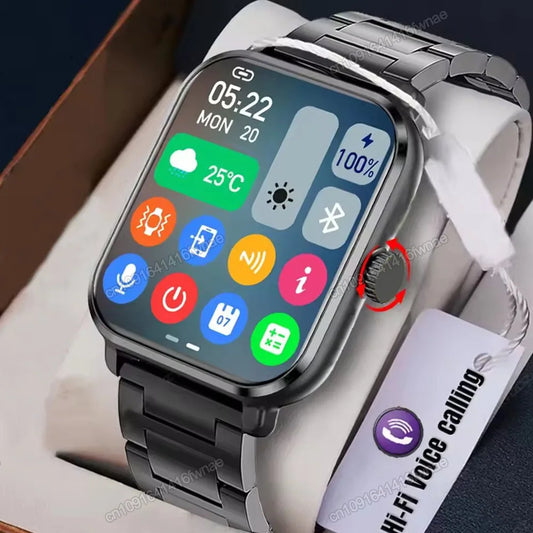 2026 New Smart Watch 2.01'' HD Display Bluetooth Call Message Alert Sports Mode GPS Tracker Smartwatch Men Women For Android IOS