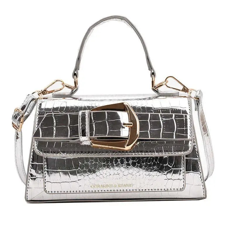 Women's Bag 2026 Fashion High-end Patent Leather Glossy Shoulder Small Square Bag Trendy Chic Handbag Crossbody Bags for Women