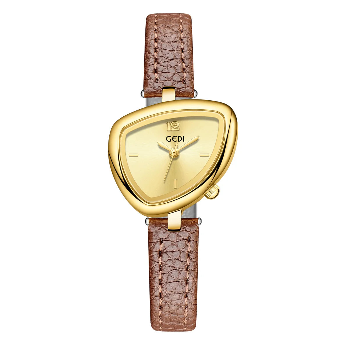 2026New Ladies Watch Versatile Irregular Triangle Dial Design Simple Waterproof High Beauty Women's Fashion Quartz Clock Watches