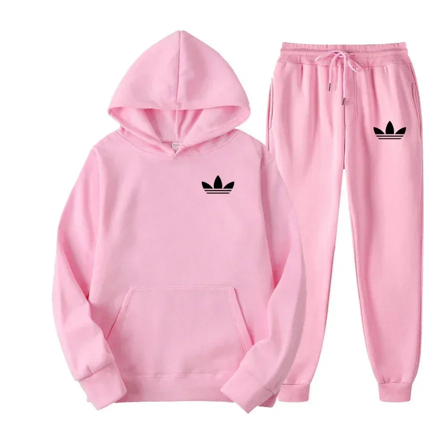 2025 New Men's Fashion Casual Tracksuits Outdoor Jogging Hooded Sets Sports Luxury Hoodie + Pants Suit Clothing