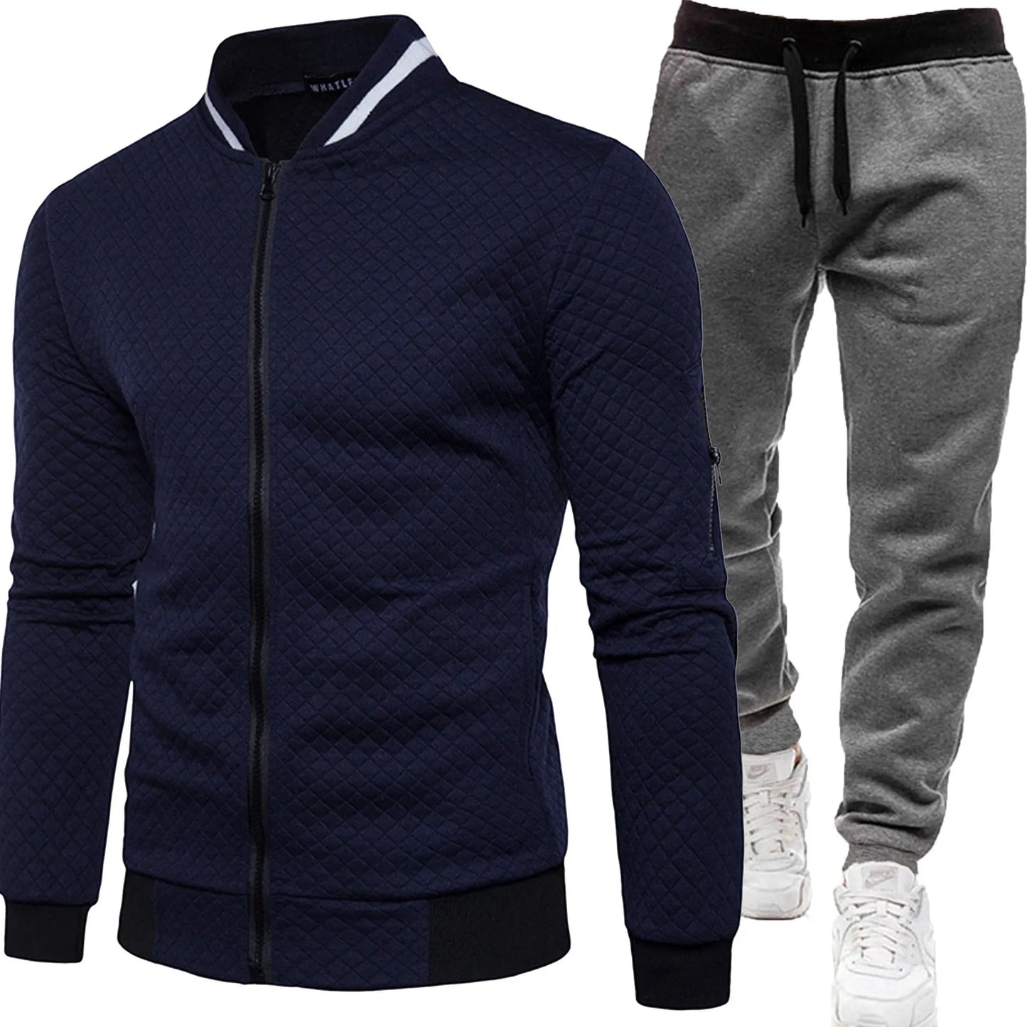 Men's 2025 Tracksuit Set Two-Piece Fashion Jogging Outfit Spring Autumn Baseball Sports Wear Comfortable Tracksuit