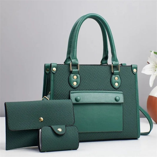 Ladies Diaper Bag Elegant Classic Designer Leather Handbag Shoulder Crossbody Bag Minimalist Commuter