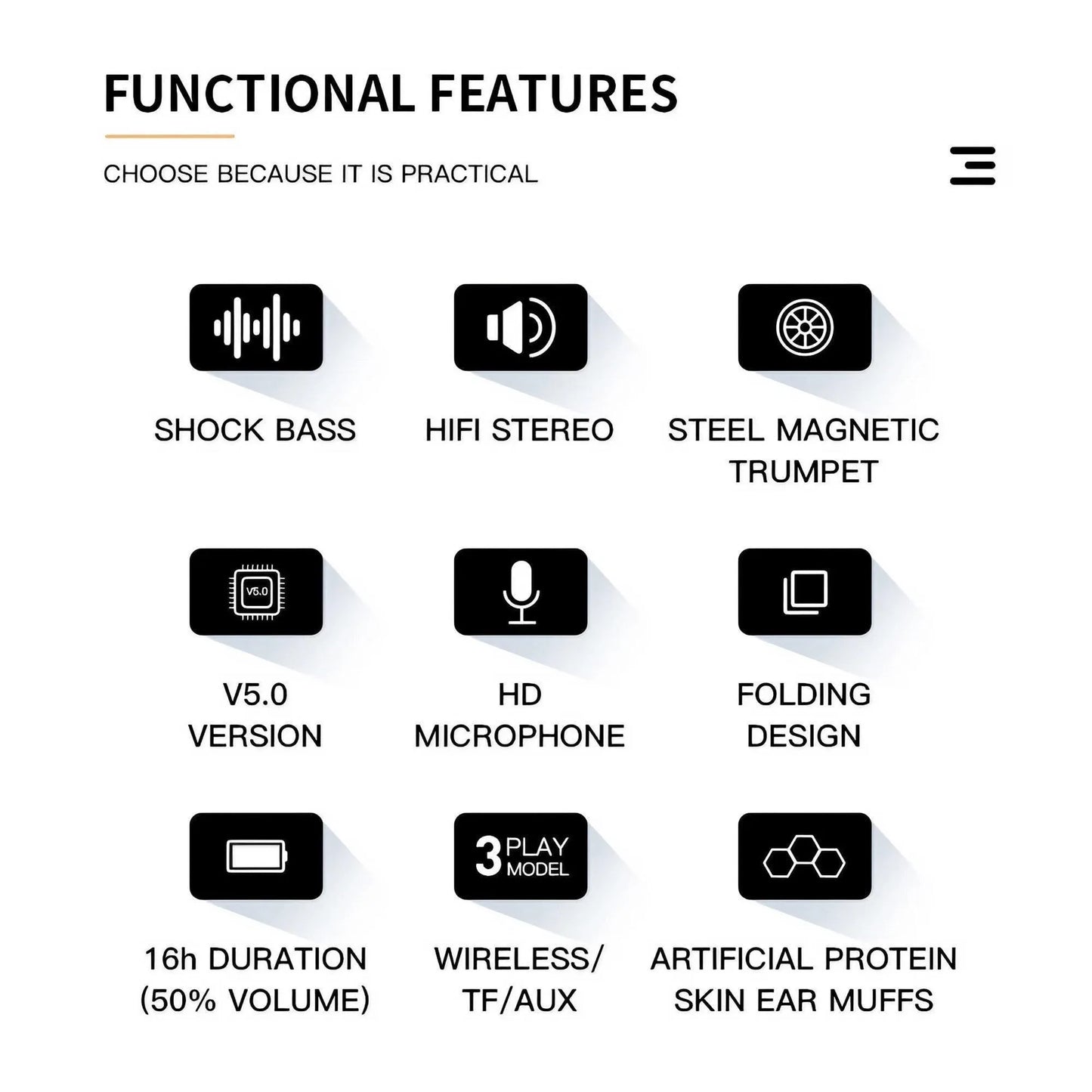 Wireless Gaming HiFi Headset with Mic Immersive E Sports Audio for PC Music Enjoyment Portable Wireless Headphones