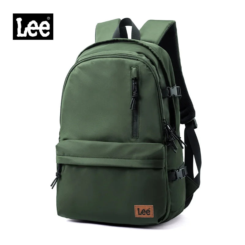 LEE Brand Stylish Unisex Ultralight Oxford School Backpack Man Women 15.6 Inch Laptop School Bag Ladies Pink Red Best Schoolbag