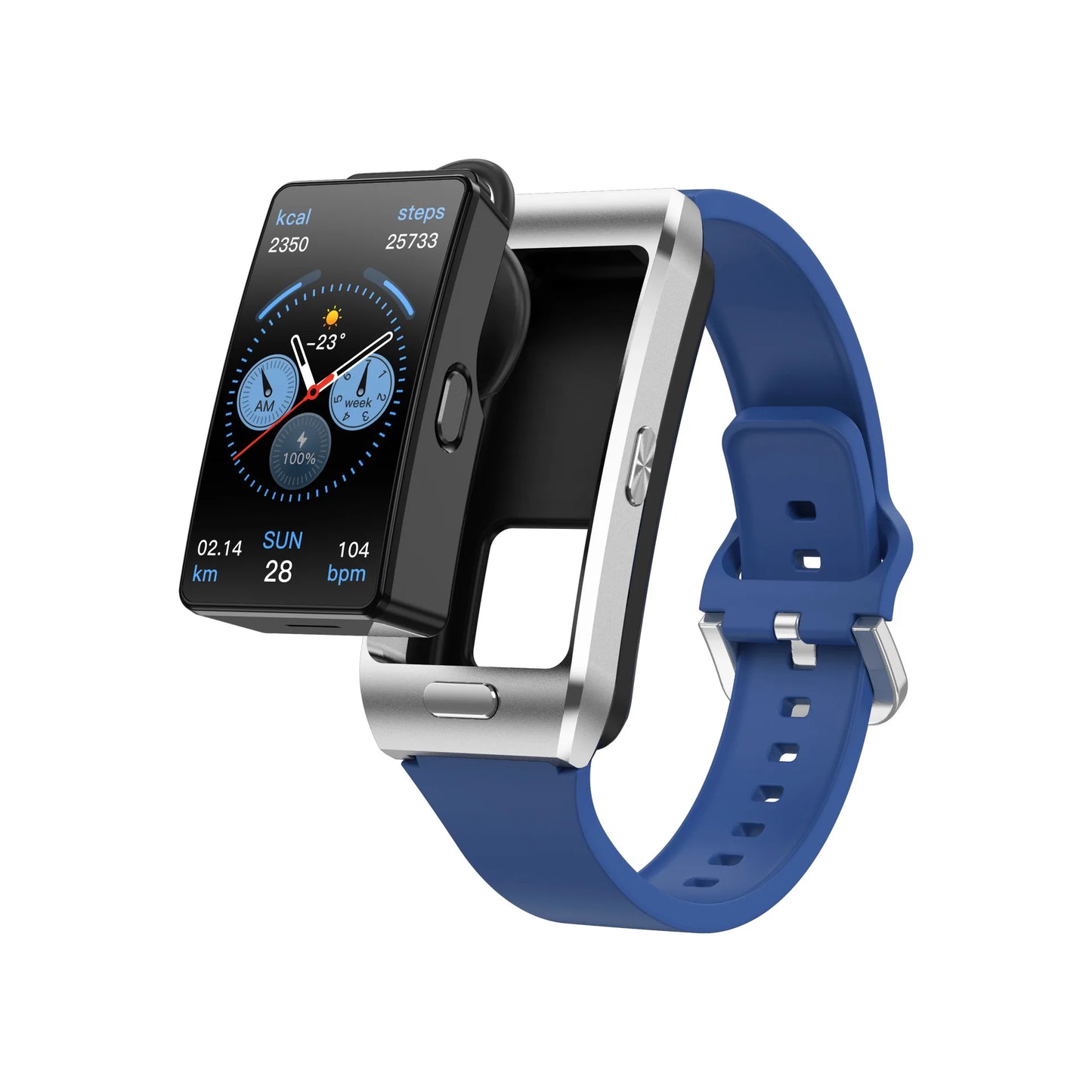 Headphones Smart Watches Two In One Answer Calls Voice Assistant Health Monitoring Smartband Gesture Control Smartwatch 2025 New