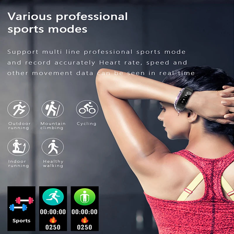 FOXBOX 2025 For All Smartphone Connections Smart Bracelet Fitness Sports Men Woman Band Couple Smartwatch Waterproof Watch LIGE
