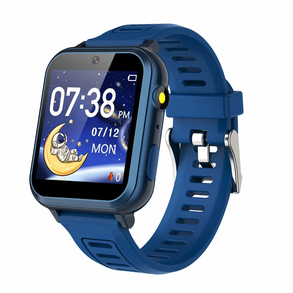 Children's Wristwatch 24 Games Kids Smart Watch Music Play Pedometer Tracker Time Display Video Audio Record Torch Smartwatch