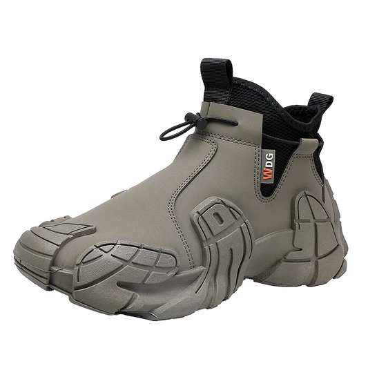 Men's new casual sports shoes breathable anti-slip wear-resistant high-top outdoor hiking walking men's shoes large size