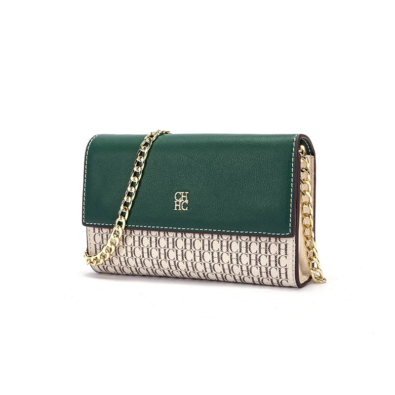 Minimalist Fashionable Exquisite Women's Shoulder Bag with Chain Shoulder Strap Design Versatile for Commuting and Gatherings