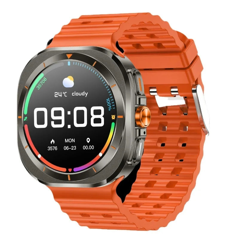 Outdoor Smartwatch Z7 Ultra with Android and IOS Titanium Metal Case with Heart Rate monitoring Bluetooth Phone Call 7-day Last