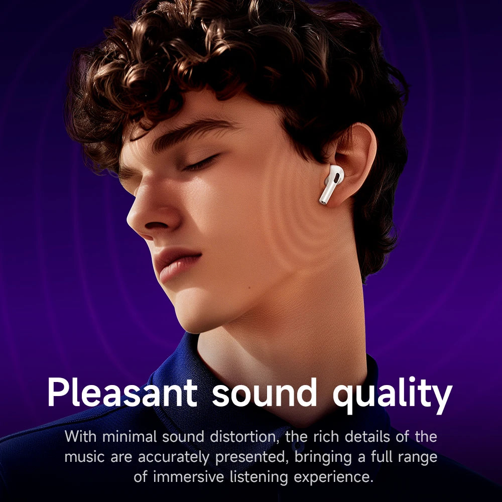 EW72 TWS Wireless Earbuds Bluetooth 5.4 ANC Noise Cancelling Full Color LCD Touch Display HiFi Sound Long Endurance Waterproof