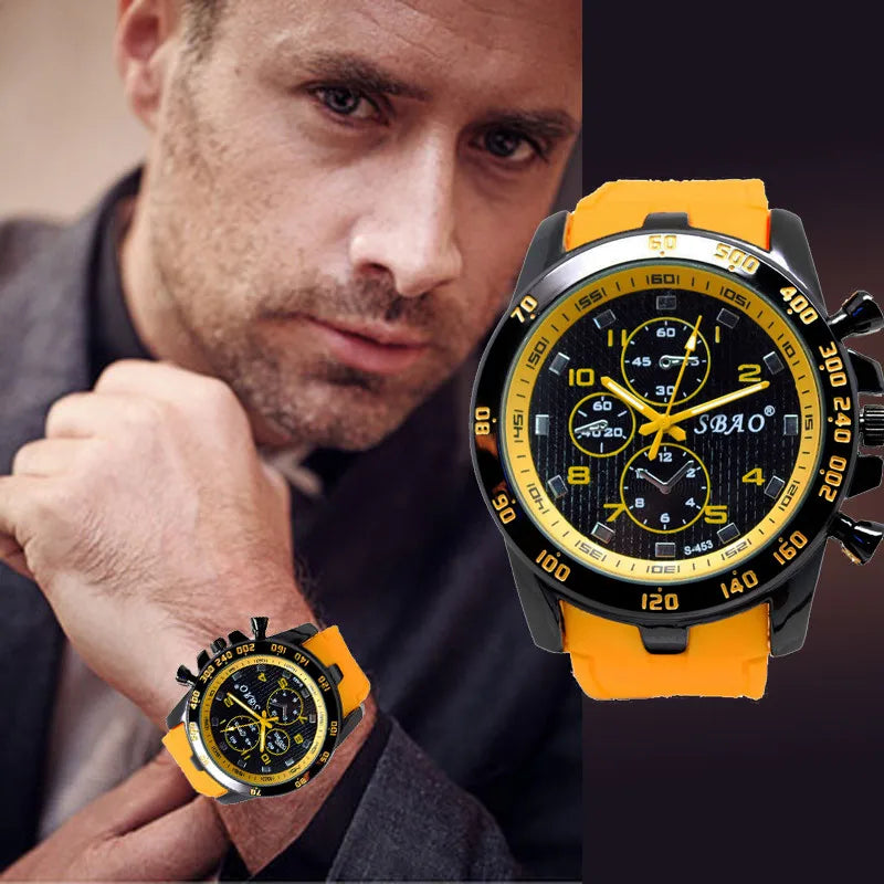Unisex Watches Stainless Steel Luxury Sport Analog Quartz Modern Men Fashion Wrist Watch Ye Pointer Watch Смотреть