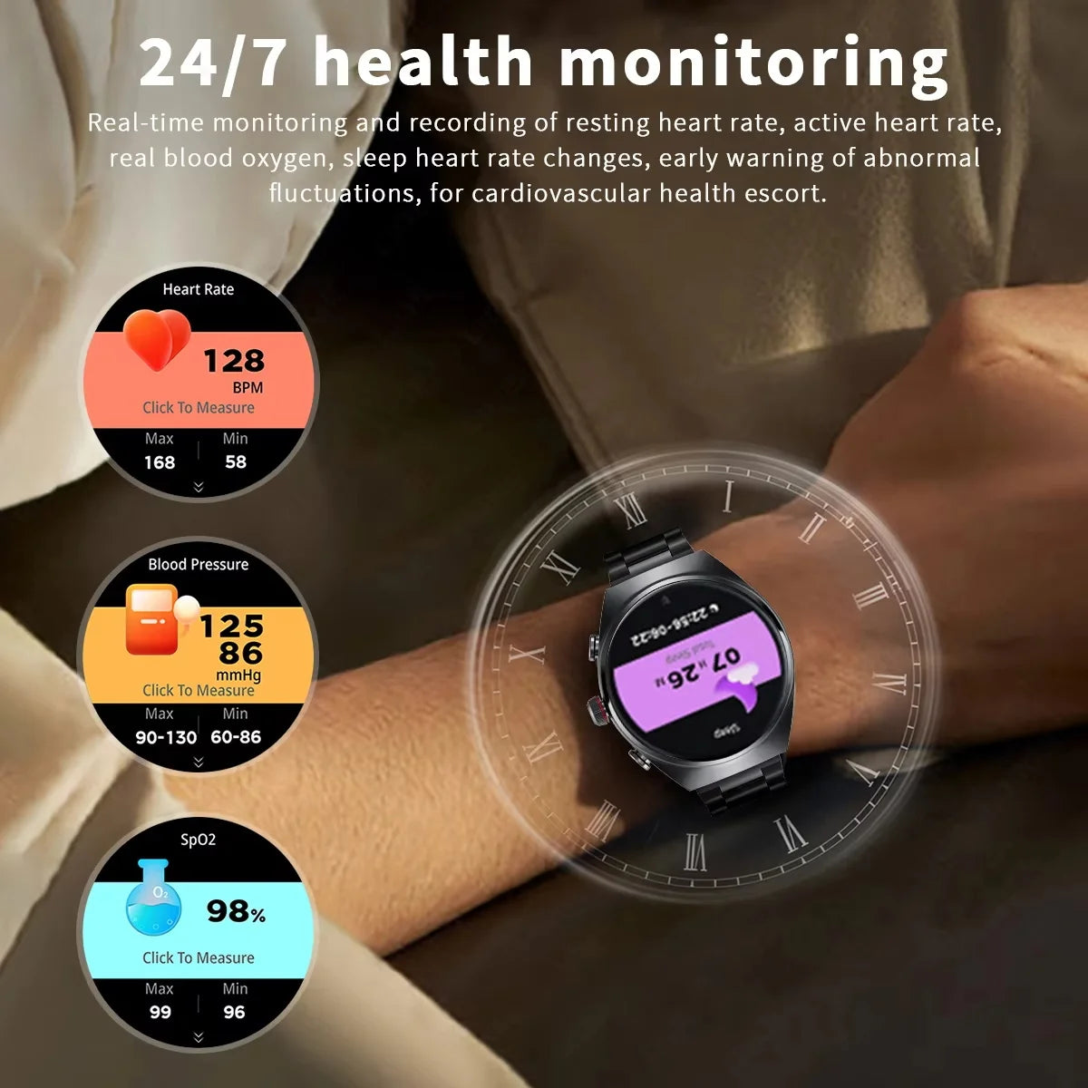 2025 2-in-1 Smart Watch With Earbuds NFC Smartwatch TWS Bluetooth Earphone Heart Rate Blood Pressure Monitor Sport Fitness Watch
