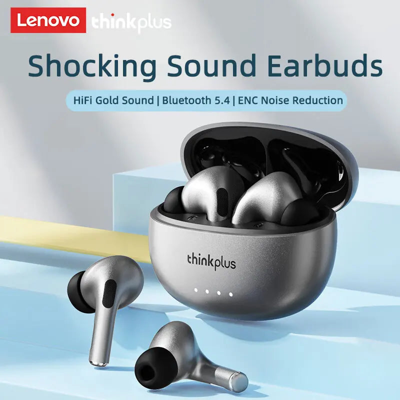 Lenovo LP5 PRO Wireless Bluetooth 5.4 Earphones TWS HiFi Sound Gaming Earbuds LP5Pro Sport headset Long Standby with Mic 2025