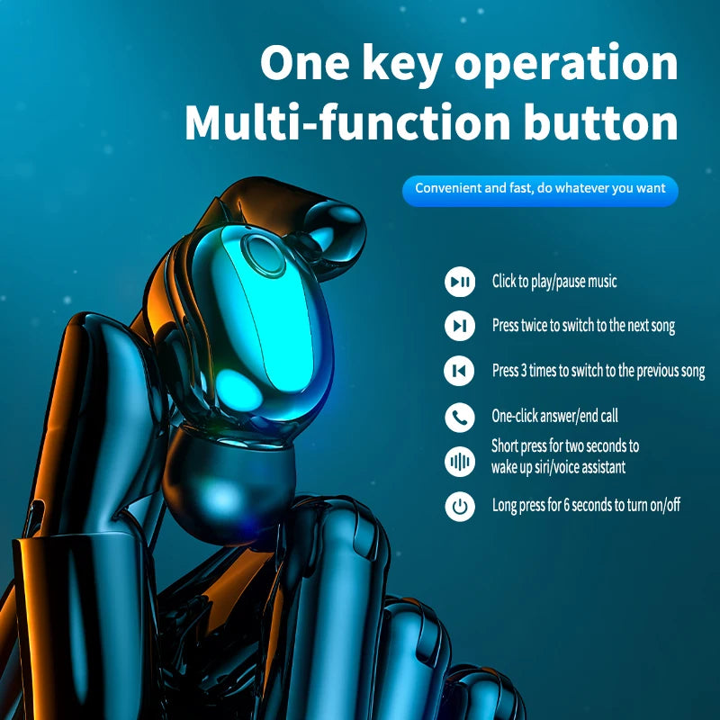 Wireless Bluetooth earphones S9 in ear mini ultra small invisible single ear stereo sports Bluetooth earphones with long battery