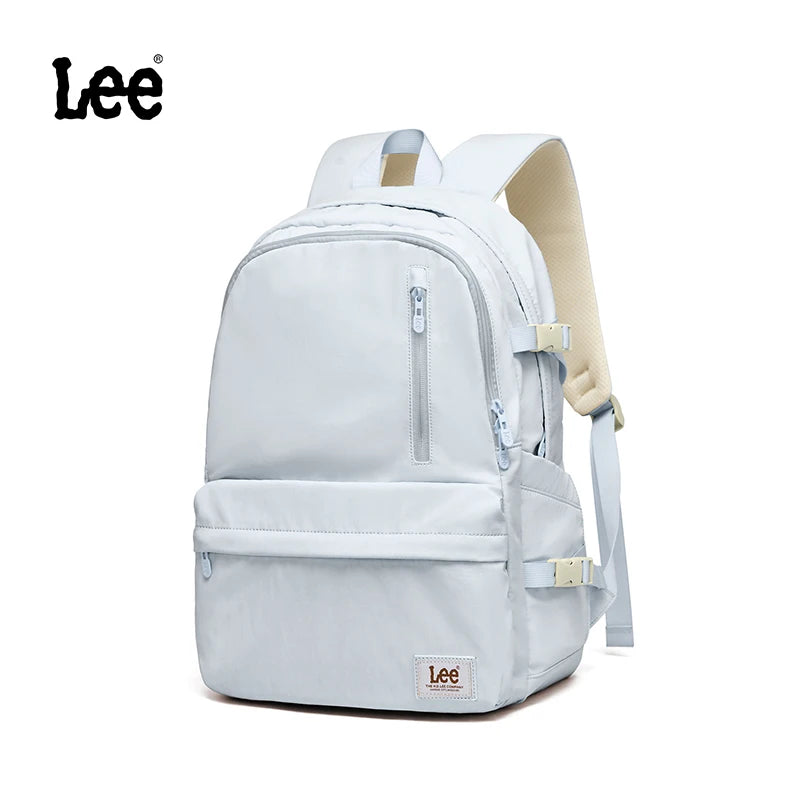 LEE Brand Stylish Unisex Ultralight Oxford School Backpack Man Women 15.6 Inch Laptop School Bag Ladies Pink Red Best Schoolbag