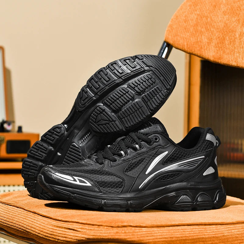Men's Sports Shoes Trendy Casual Shoes Outdoor Running Shoes Breathable Mesh Shoes