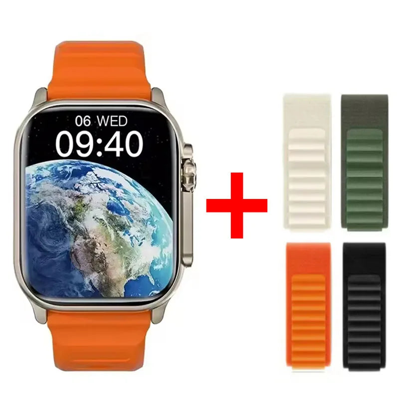 New Watch 10 Ultra Smart Watch 49mm 2026 New NFC Men Women GPS Track Bluetooth Call BT Music Games Wireless Charging Smartwatch