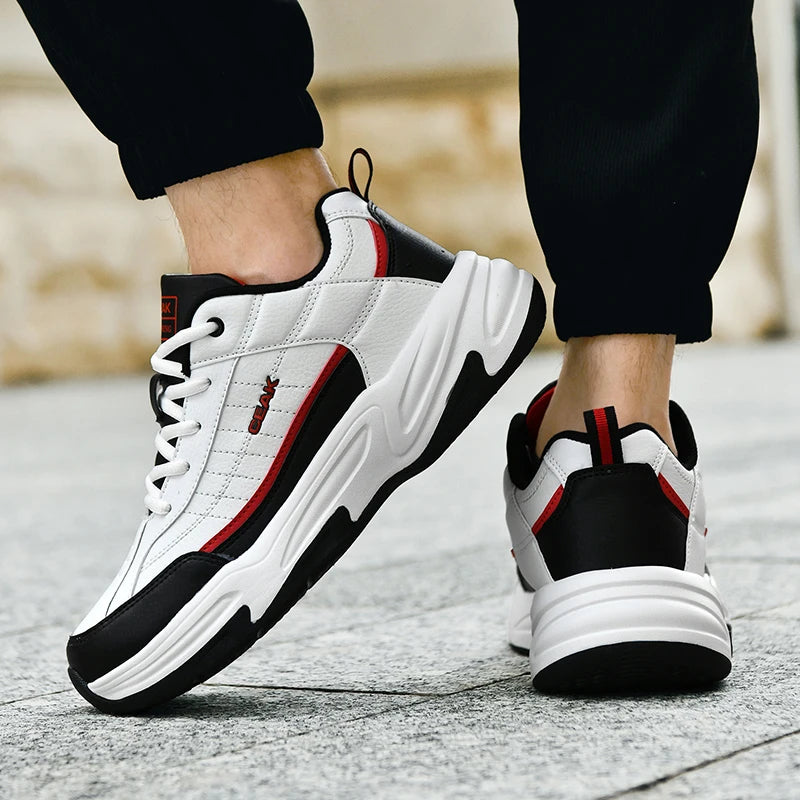 Men's new sports shoes four season casual fashion versatile wear-resistant comfortable thick soled sports shoes running sneakers