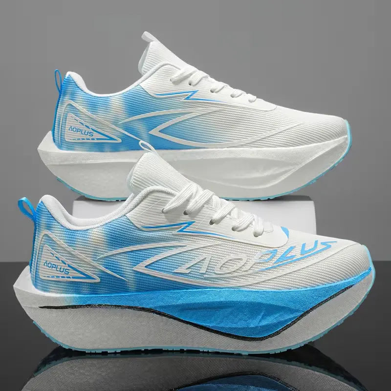 Men's Sports Shoes Carbon Plate Running Shoes Male Marathon Sneakers Racing Shock-absorbing Athletics Training Shoes for Women