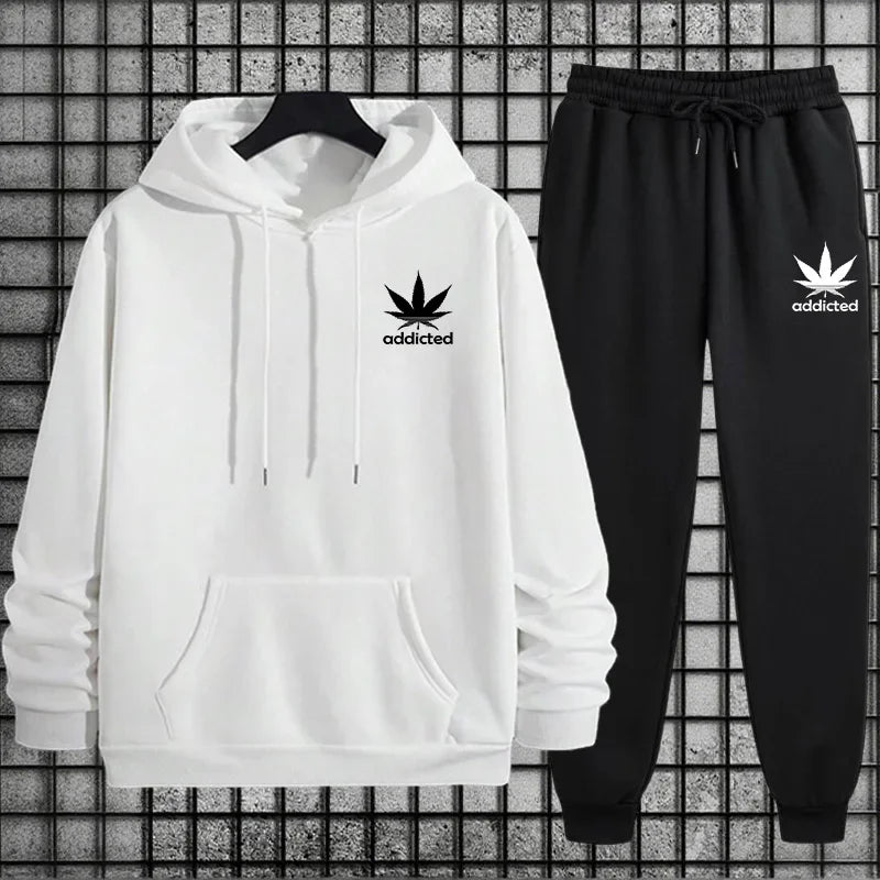 Tracksuit for Men Hoodie + Sweatpants Urban Casual Fashion Sportswear Fall/winter Home Outdoor Comfort Warm Outfit Men's Clothes