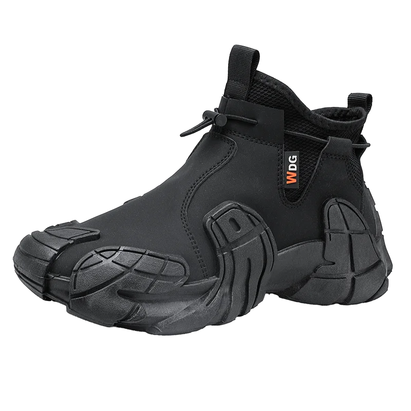 Men's new casual sports shoes breathable anti-slip wear-resistant high-top outdoor hiking walking men's shoes large size
