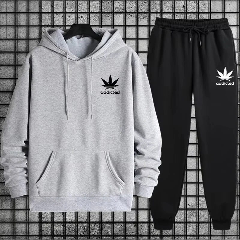 Tracksuit for Men Hoodie + Sweatpants Urban Casual Fashion Sportswear Fall/winter Home Outdoor Comfort Warm Outfit Men's Clothes