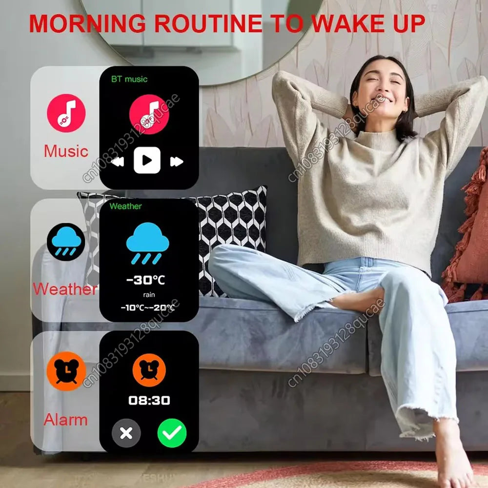 2026 New Smart Watch 2.01'' HD Display Bluetooth Call Message Alert Sports Mode GPS Tracker Smartwatch Men Women For Android IOS