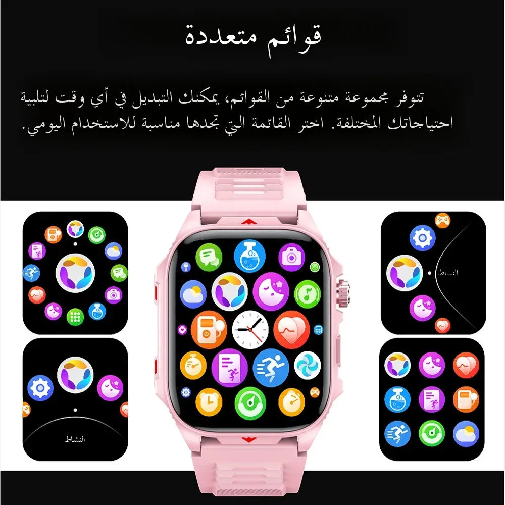 Electronic Smart Watch BT Call Heart Rate Monitor Smartwatch Fitness Tracker Waterproof Sport Watches for Man Woman Android 2026