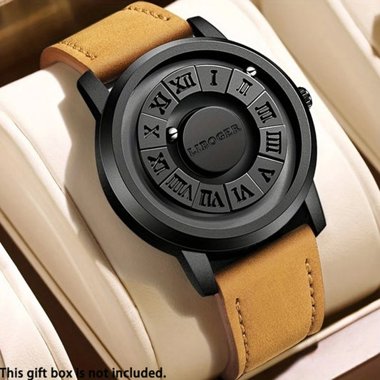 New Style Quartz Men's Watch, Exotic Design, a Fashionable and Casual Quartz Men's Watch, Holiday Gifts