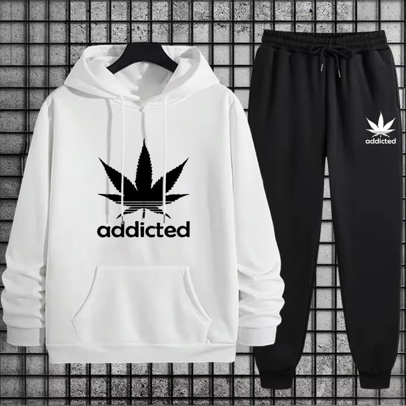 Tracksuit for Men Hoodie + Sweatpants Urban Casual Fashion Sportswear Fall/winter Home Outdoor Comfort Warm Outfit Men's Clothes