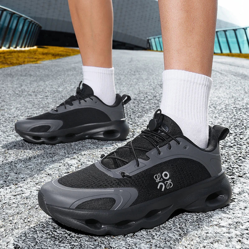 New sports shoes for men and women, running shoes, carbon board, men's marathon, impact absorption, light sports training shoes